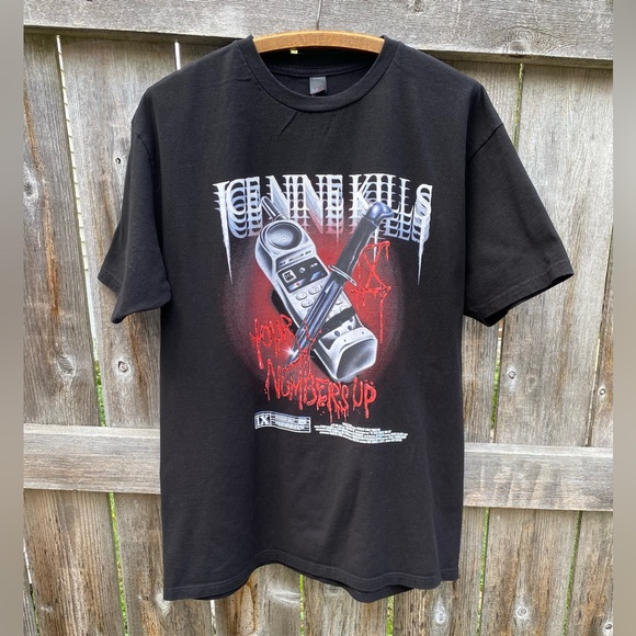 Tultex- Ice Nine Kills-Your Numbers Up Graphic Tee- Size Large - Picture 1 of 5